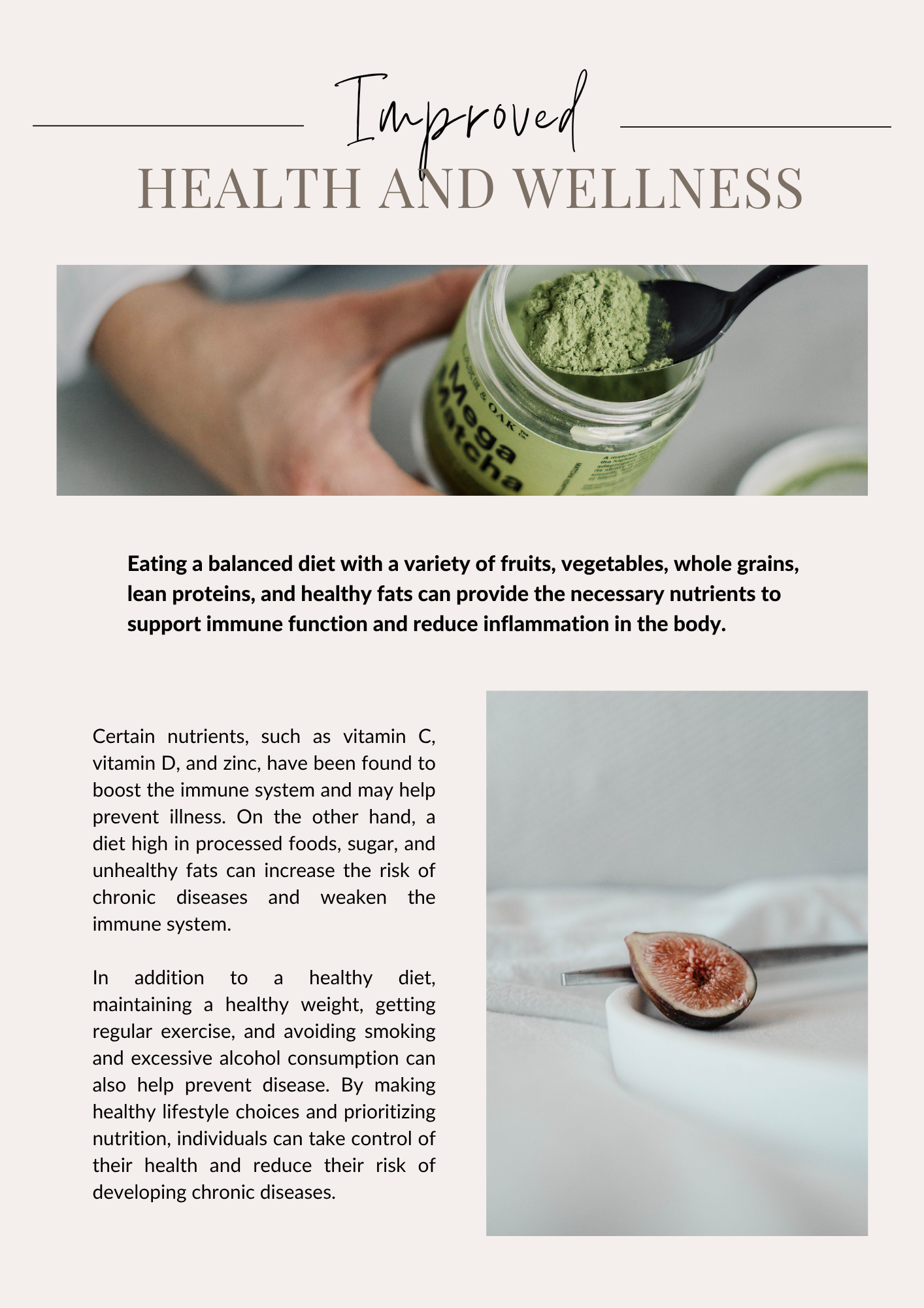 A Healthy Nutrition's Extra Sides to Lifestyle