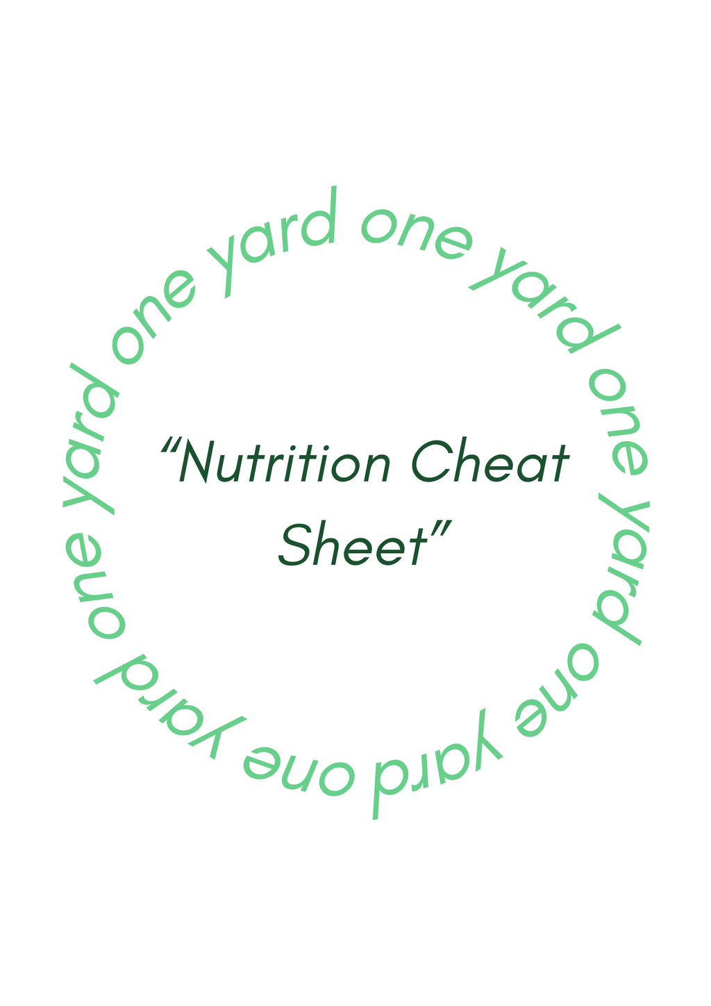 The Complete Nutrition Bundle - 7 Items by 1Yard1