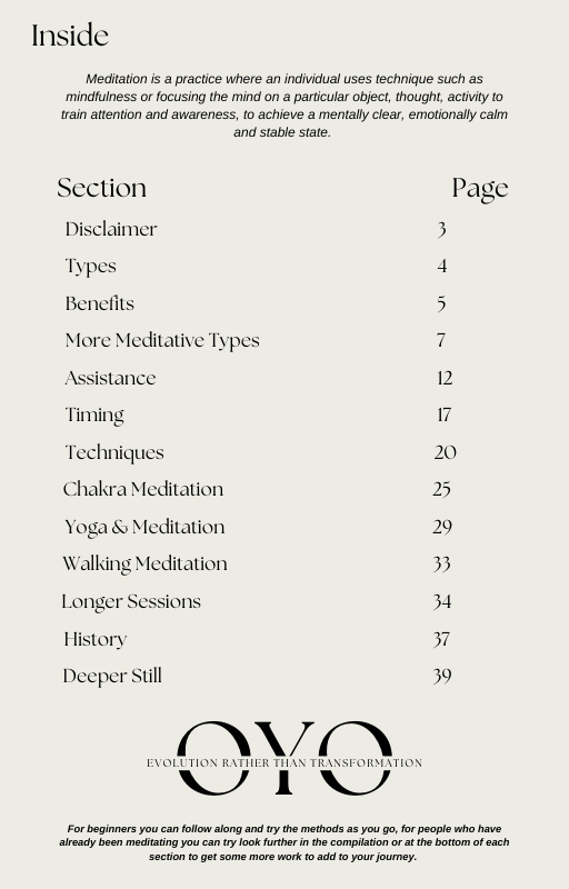 Meditations - A 1yard1 Complilation