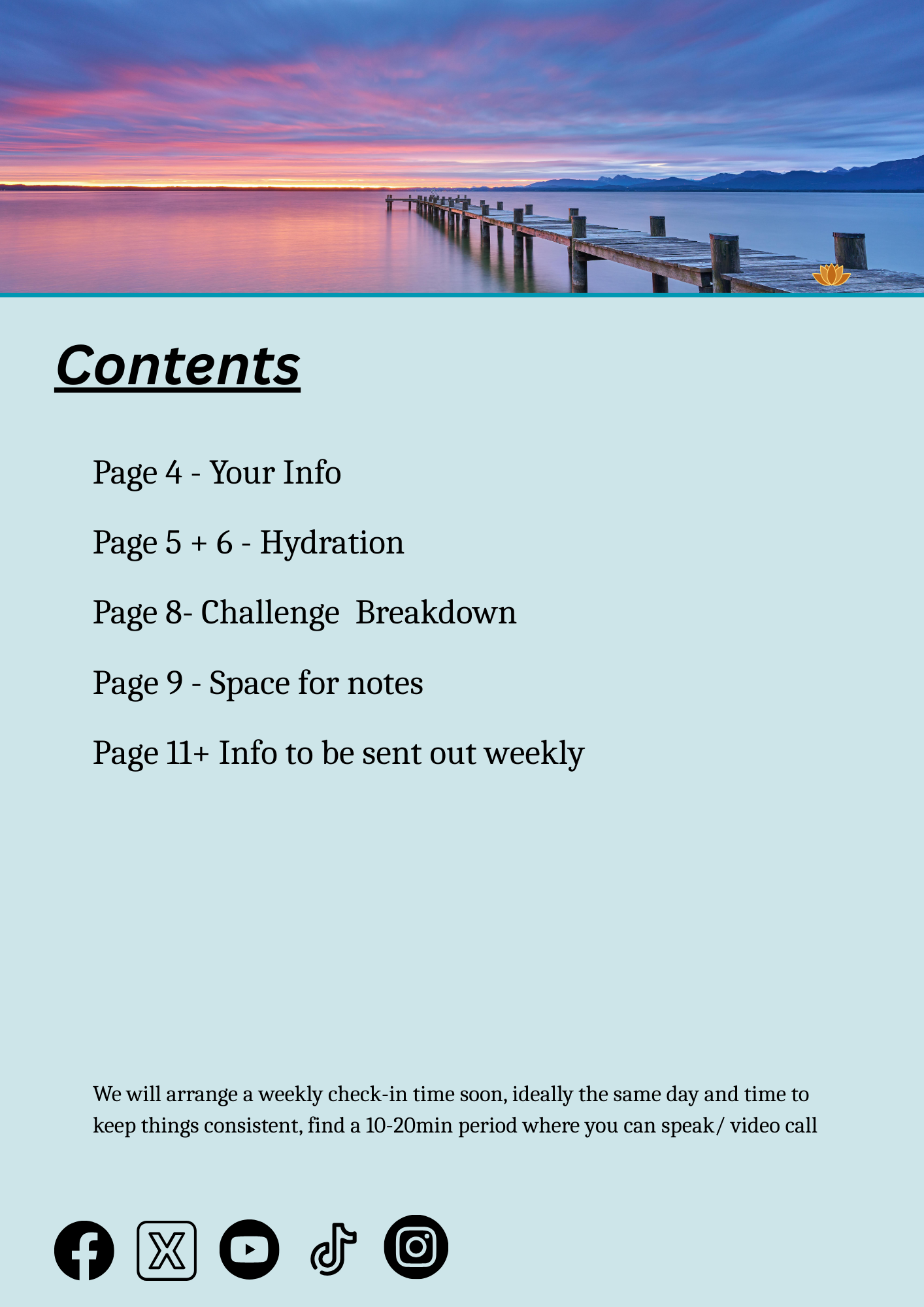 A Hydration Challenge (12 wks)