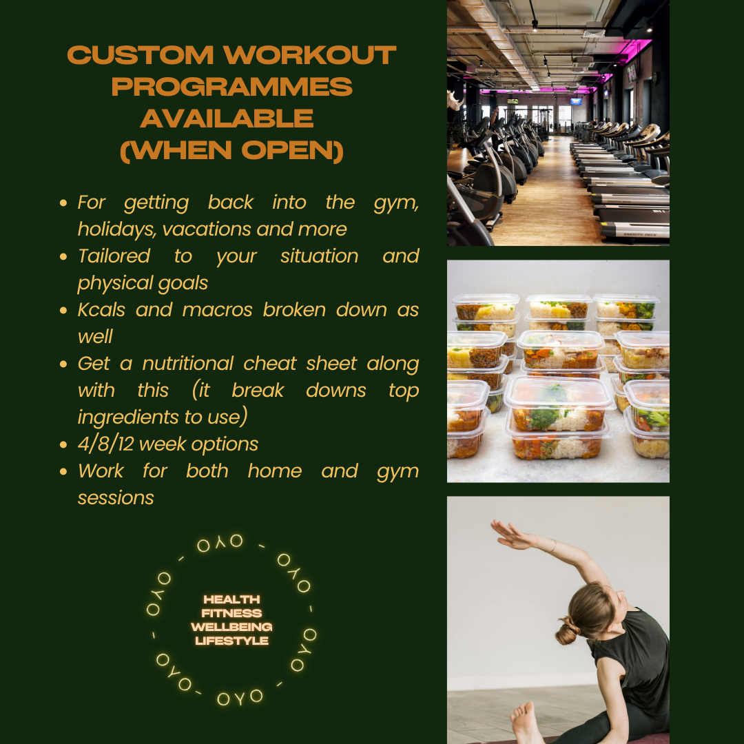 Custom Playgrammes (Workout Programmes)