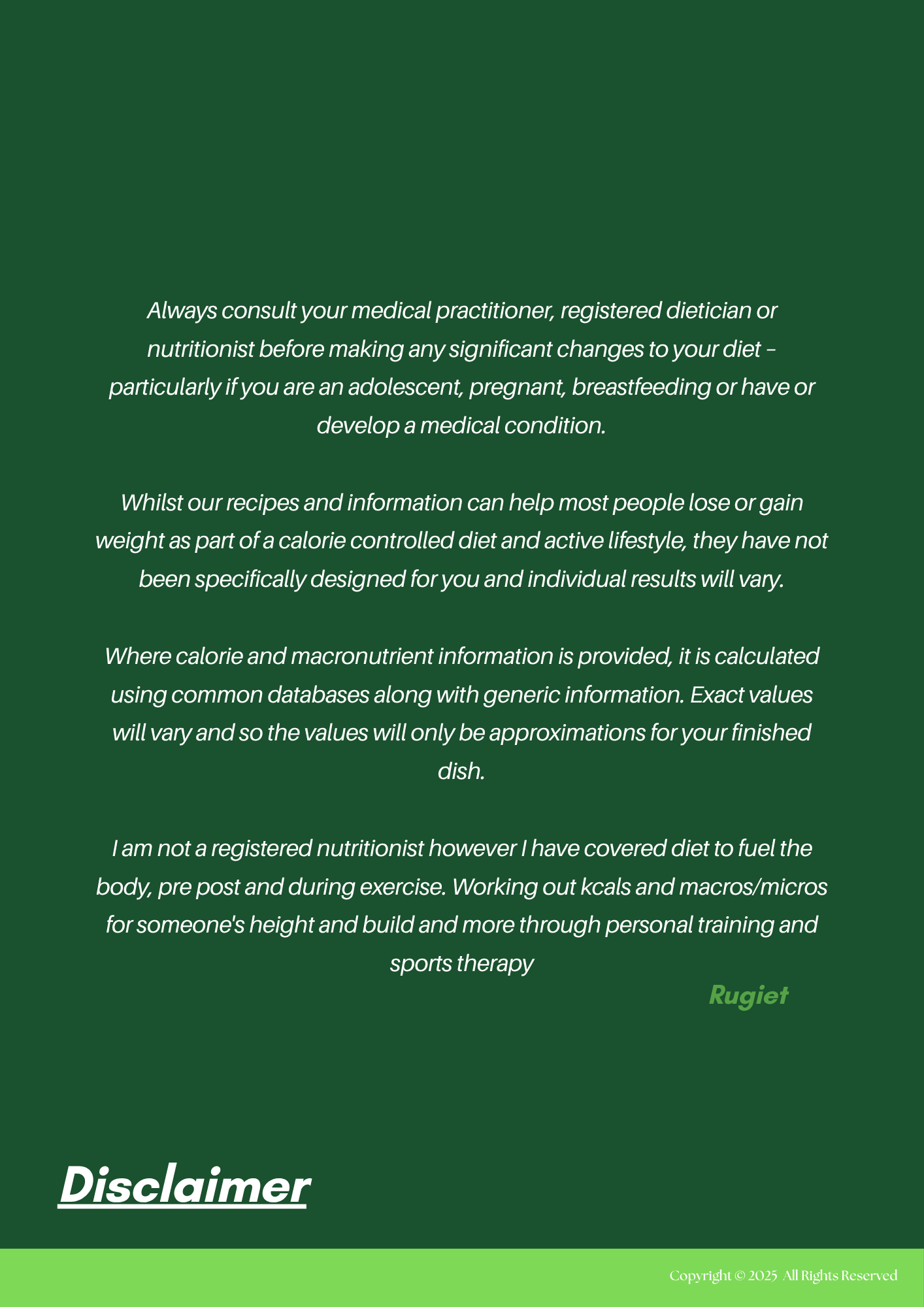 The Complete Nutrition Bundle - 7 Items by 1Yard1